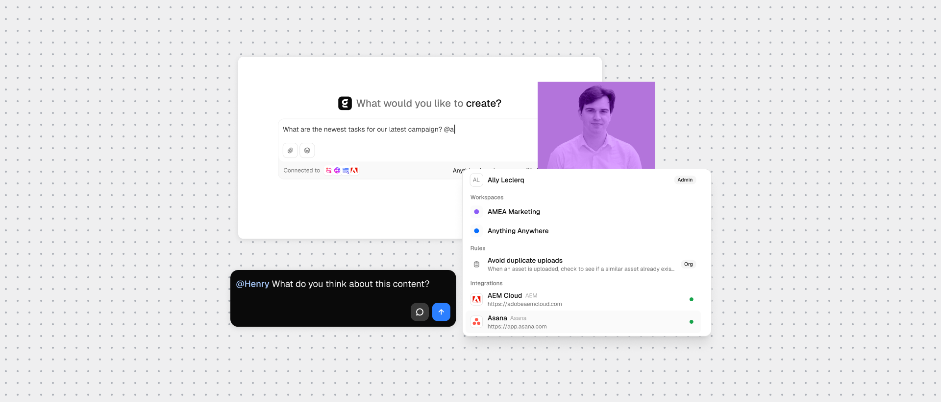 Gradial content creation workflow with specialized marketing agents