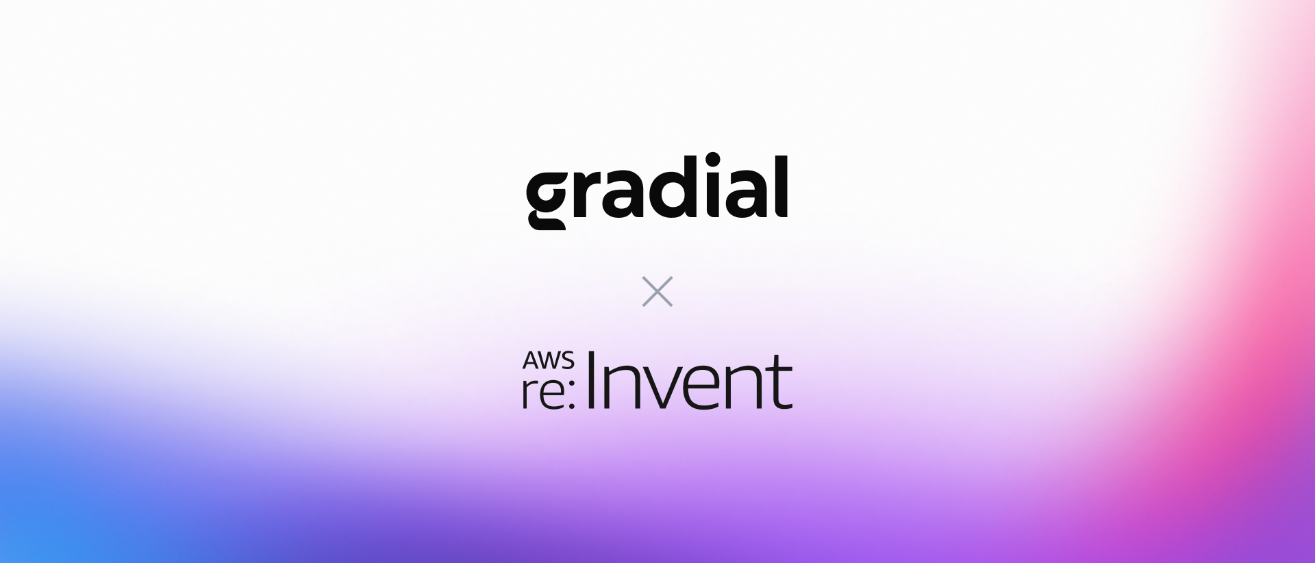 Gradial and AWS re Invent event graphic