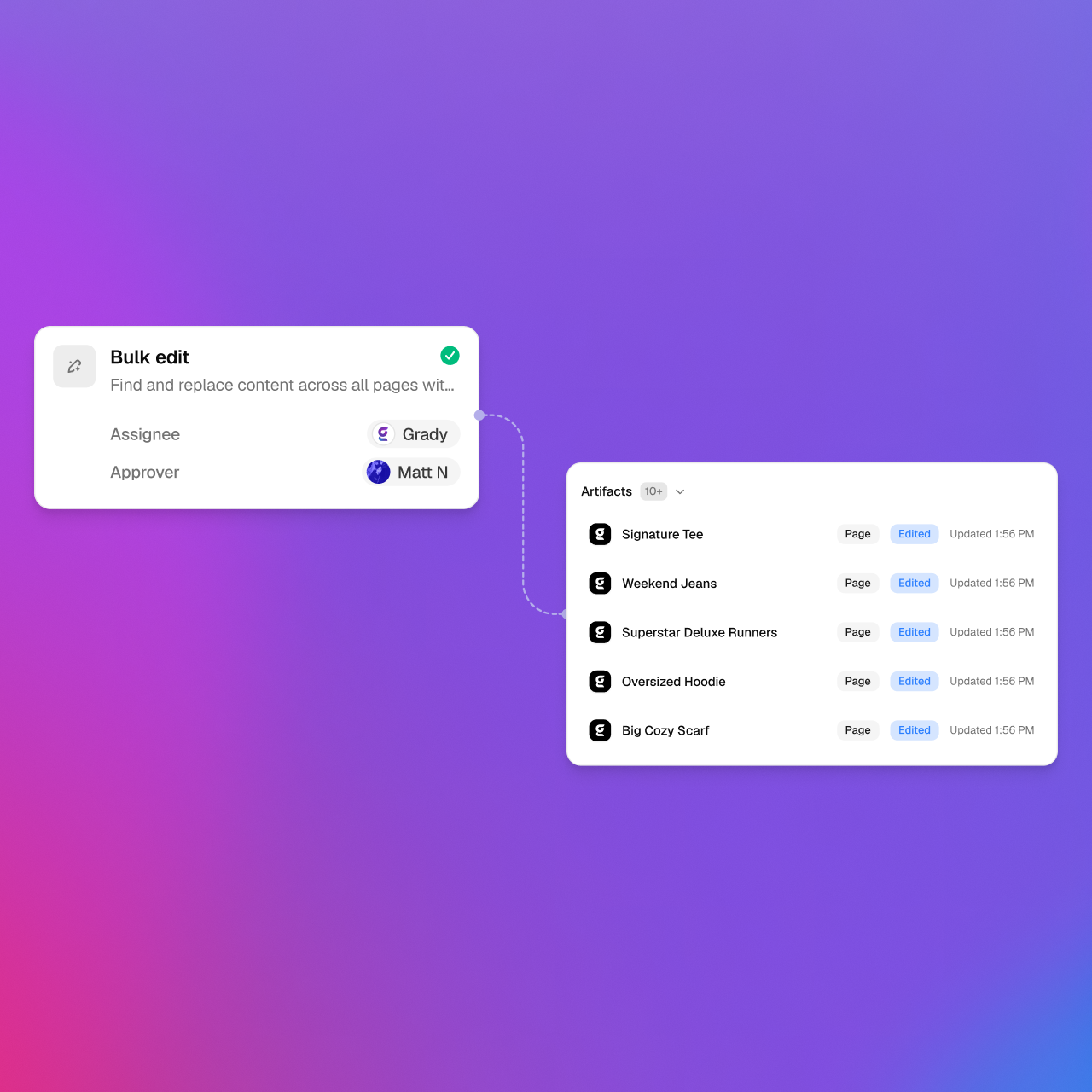 Governed AEM authoring and review workflow