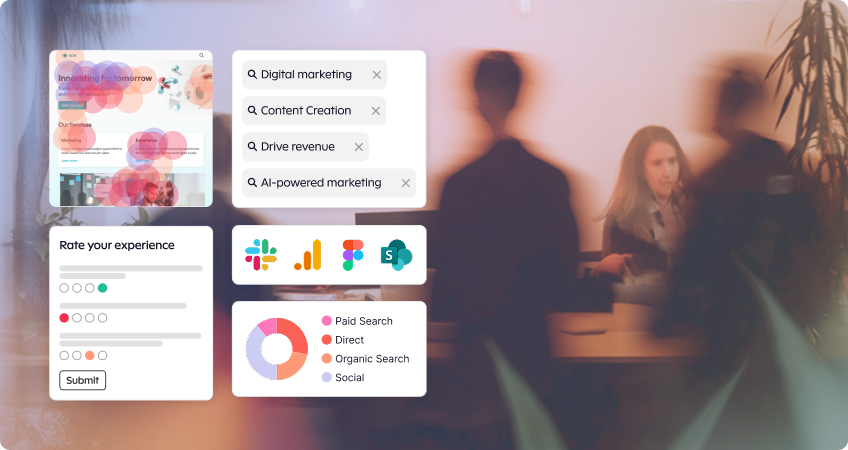 Digital marketing dashboard and feedback