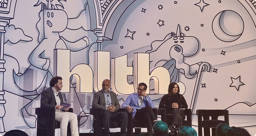 HLTH conference panel discussion