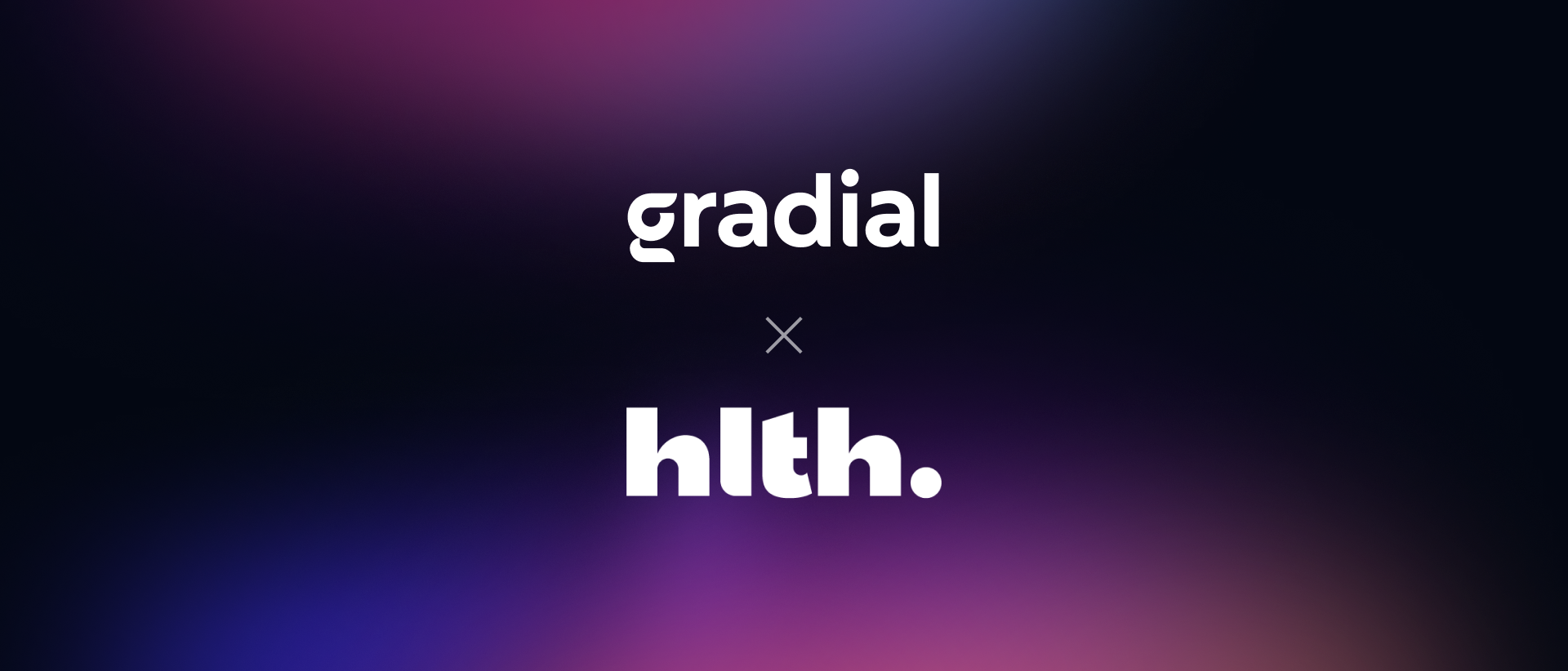 Gradial and HLTH partnership graphic