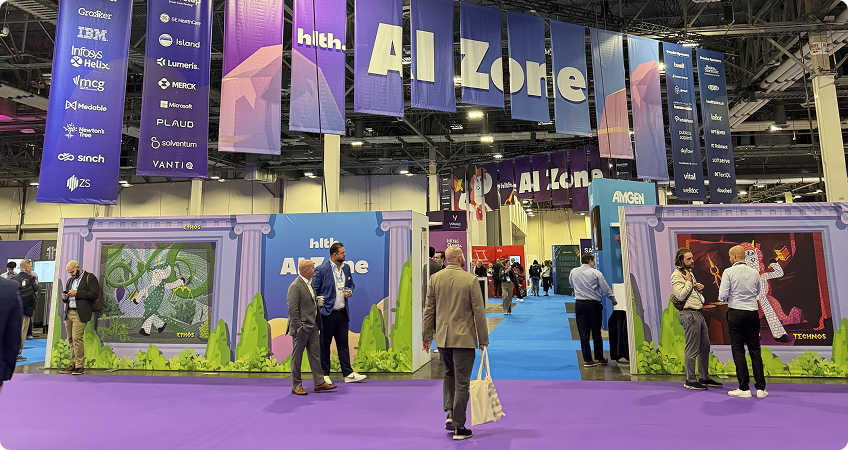 AI Zone at HLTH conference