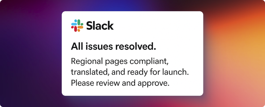 Slack - All issues resolved launch review