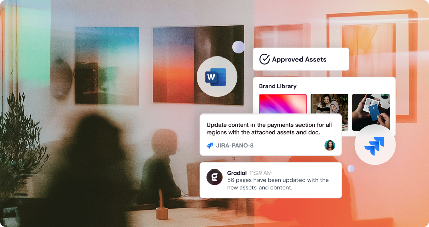 Collaborative workspace with digital assets