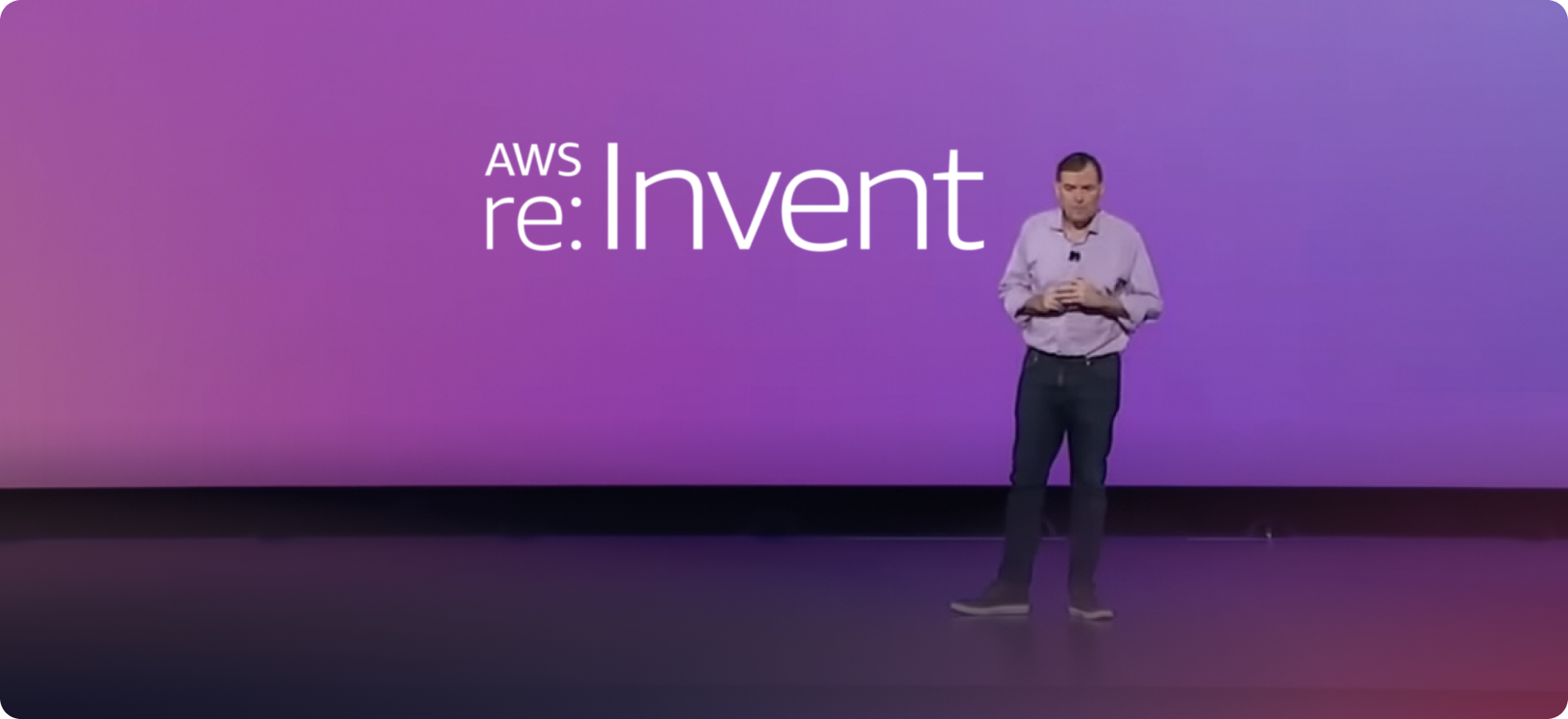 Gradial at AWS re:Invent 2025 presentation on stage