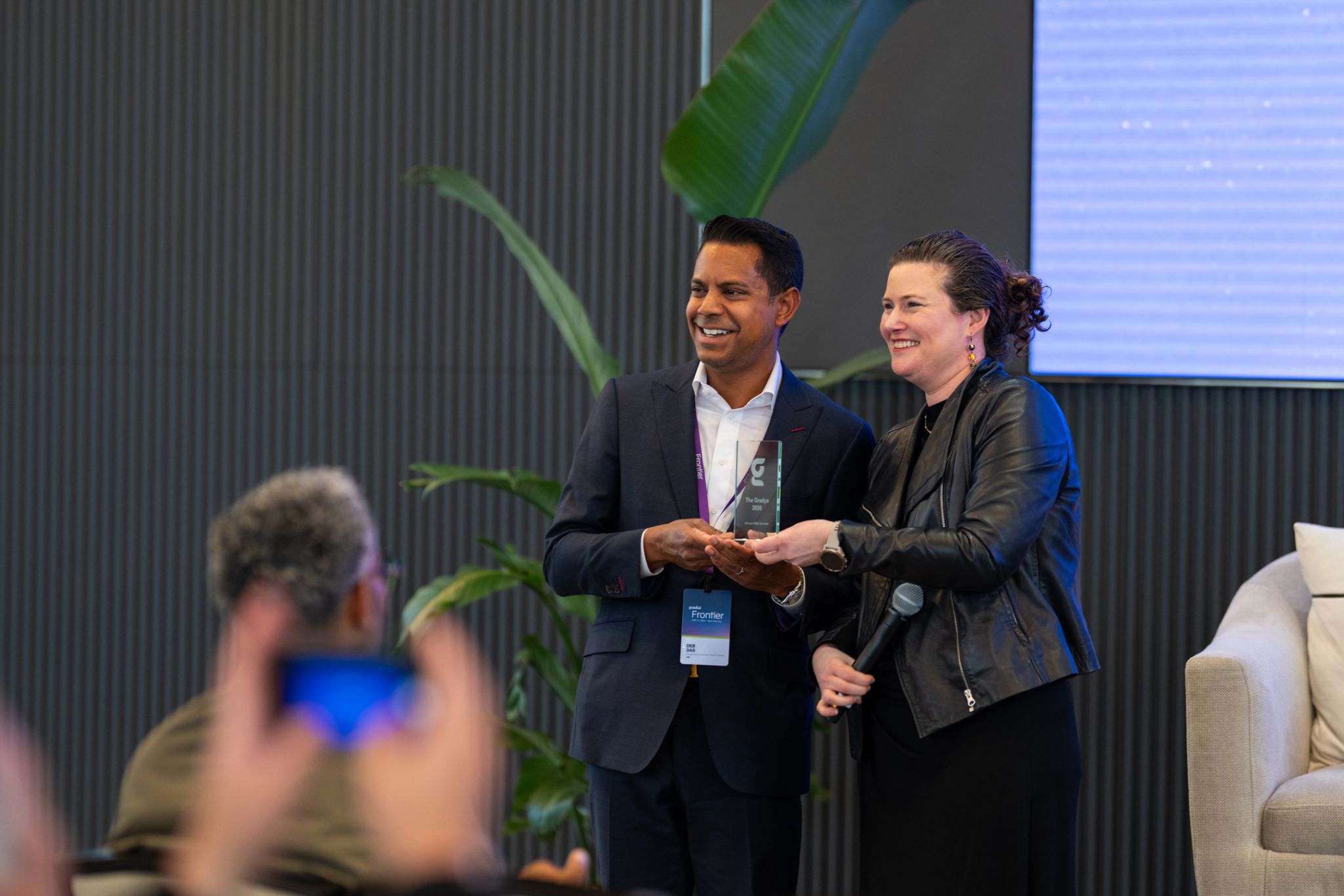 Amazon Web Services marketing team Grady award winner at Gradial Frontier