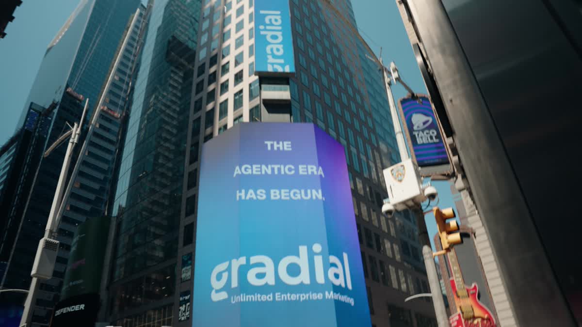 Gradial Frontier signage in New York City