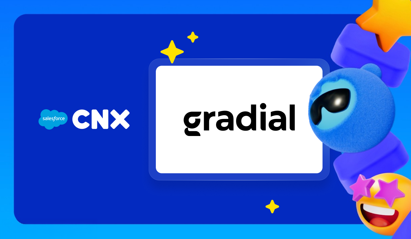 Gradial and Salesforce CNX event hero graphic