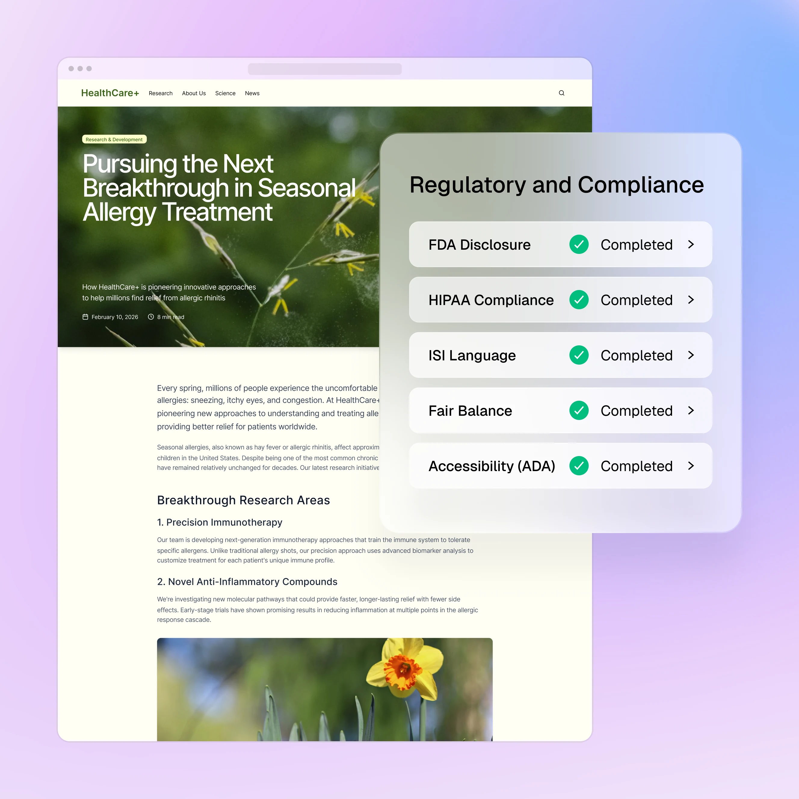 Healthcare brochure 3