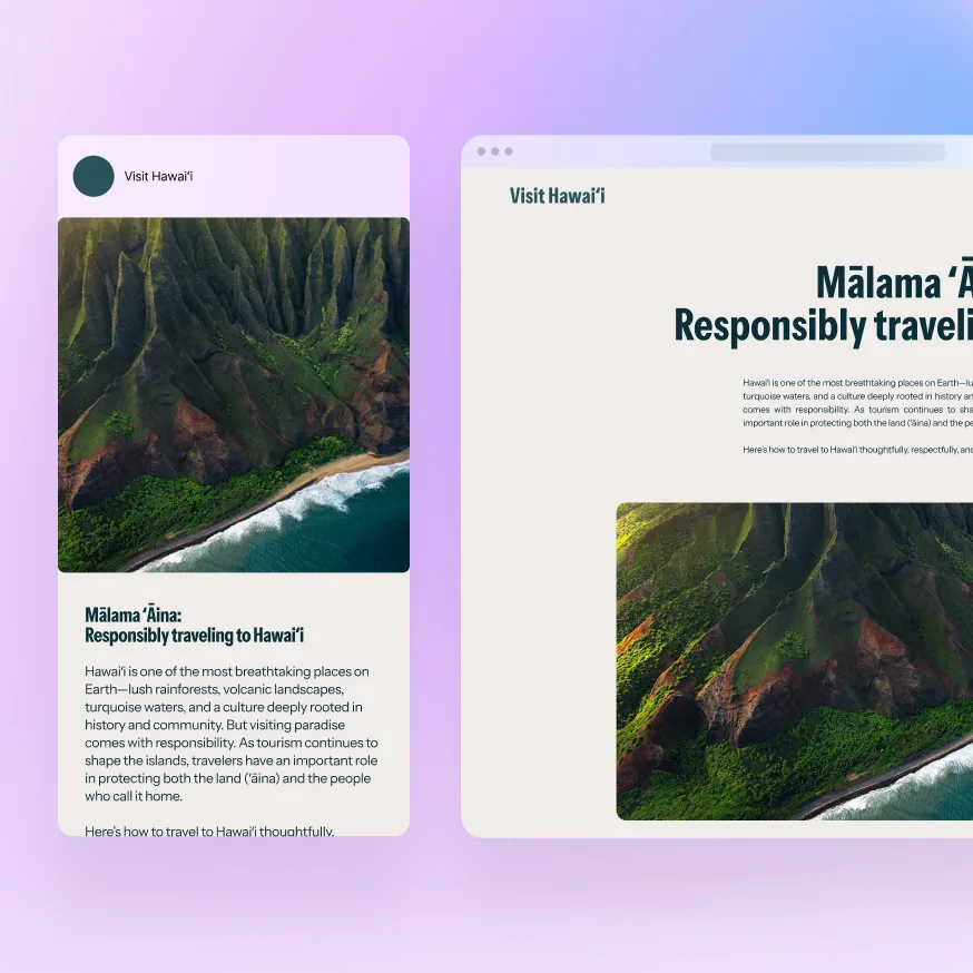 Owned-content execution for GEO